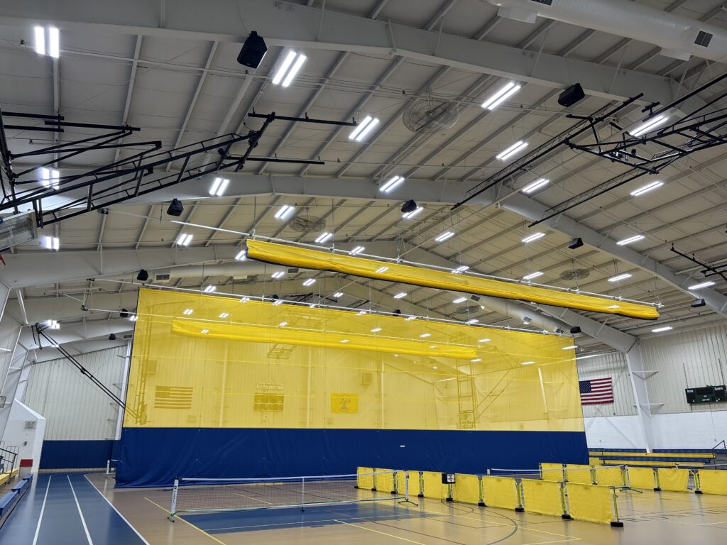 Education Managed IT Services - Chicago Infinity Technologies decorative image of gymnasium audio set up