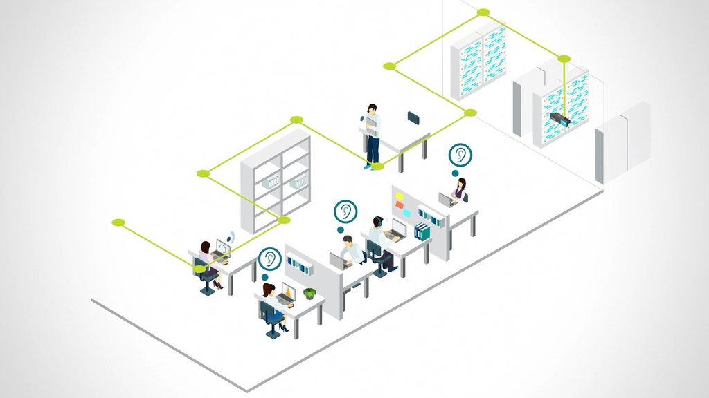 Sound Masking Systems: More Productive and Private Workspaces 4 Sound Masking for businesses and healthcare facilities - Chicago Mokena, Northwest Indiana
