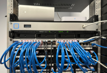 structured cabling Chicago and Northwest Indiana Chicagoland manufacturing facility using managed IT and cybersecurity services from Infinity Technologies Network infrastructure equipment supporting a manufacturing technology environment