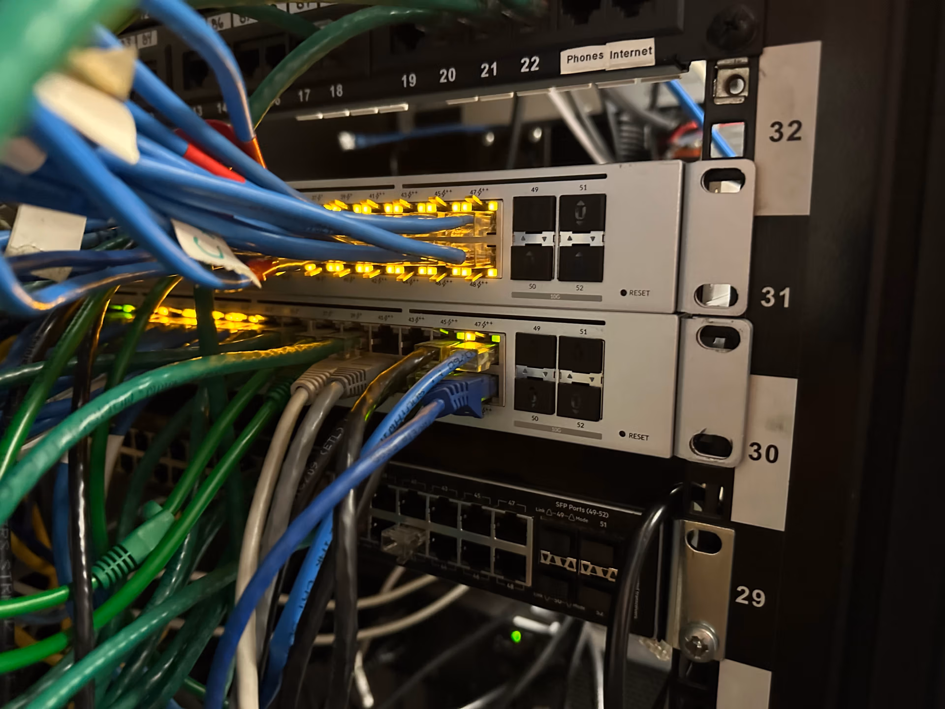 structured cabling Chicago and Northwest Indiana Chicagoland manufacturing facility using managed IT and cybersecurity services from Infinity Technologies Network infrastructure equipment supporting a manufacturing technology environment